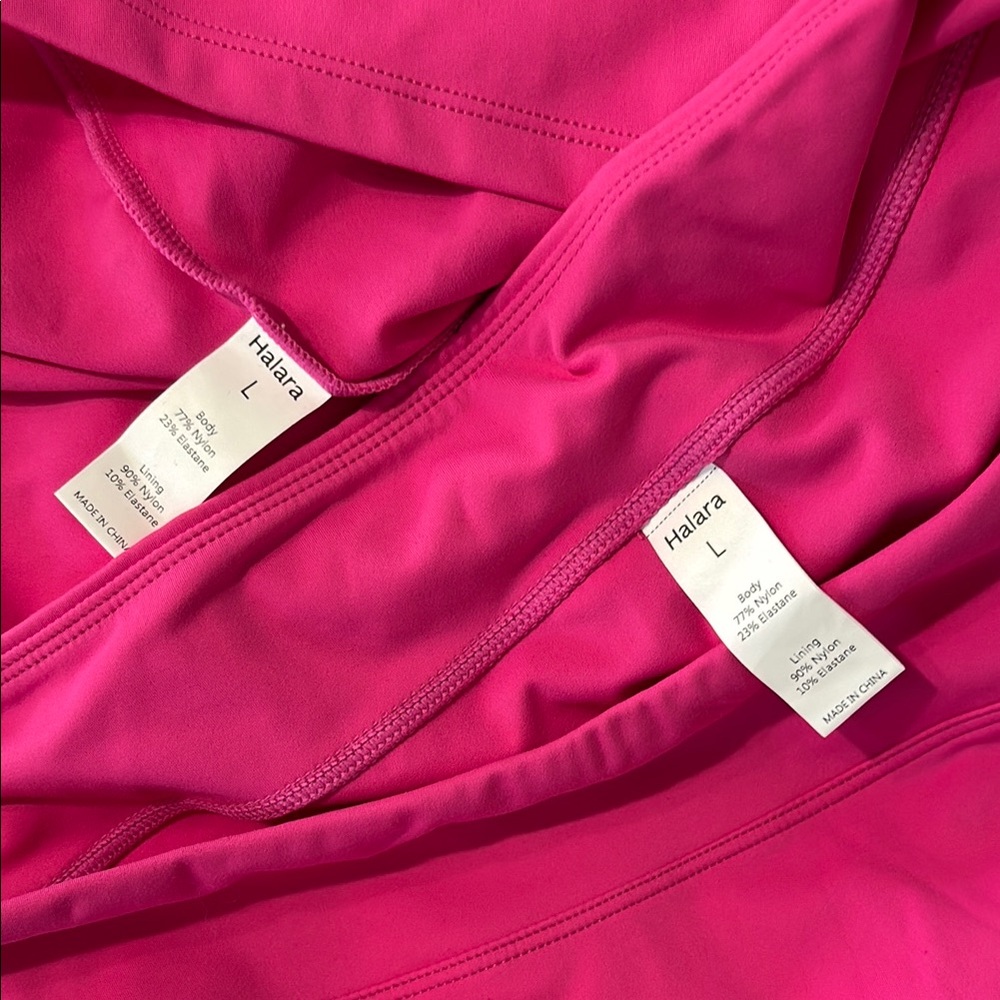 NWT SoftlyZero Plush Active Dress w/ Shorts Fuchsia Purple Size L | 2-Piece Pock - Picture 6 of 6